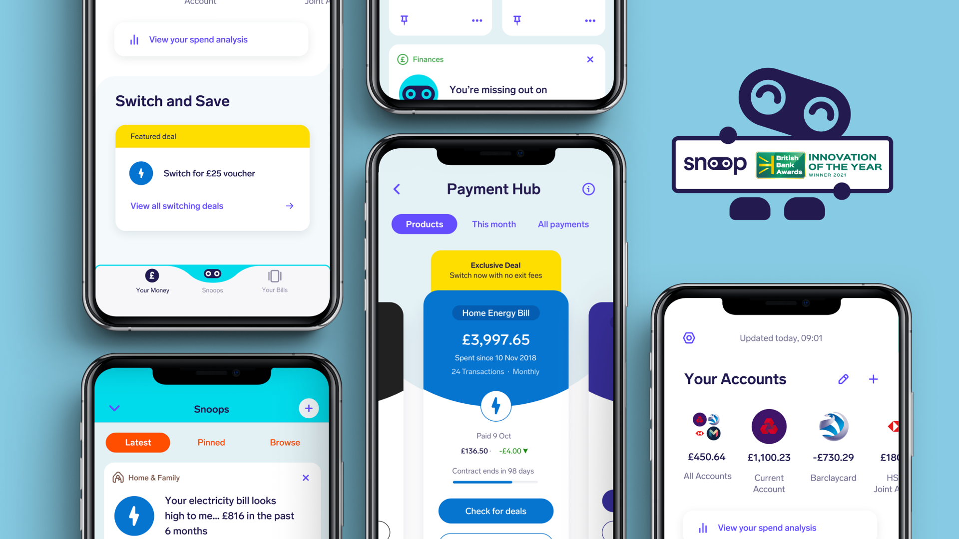 Track your spending and keep on top of your bills